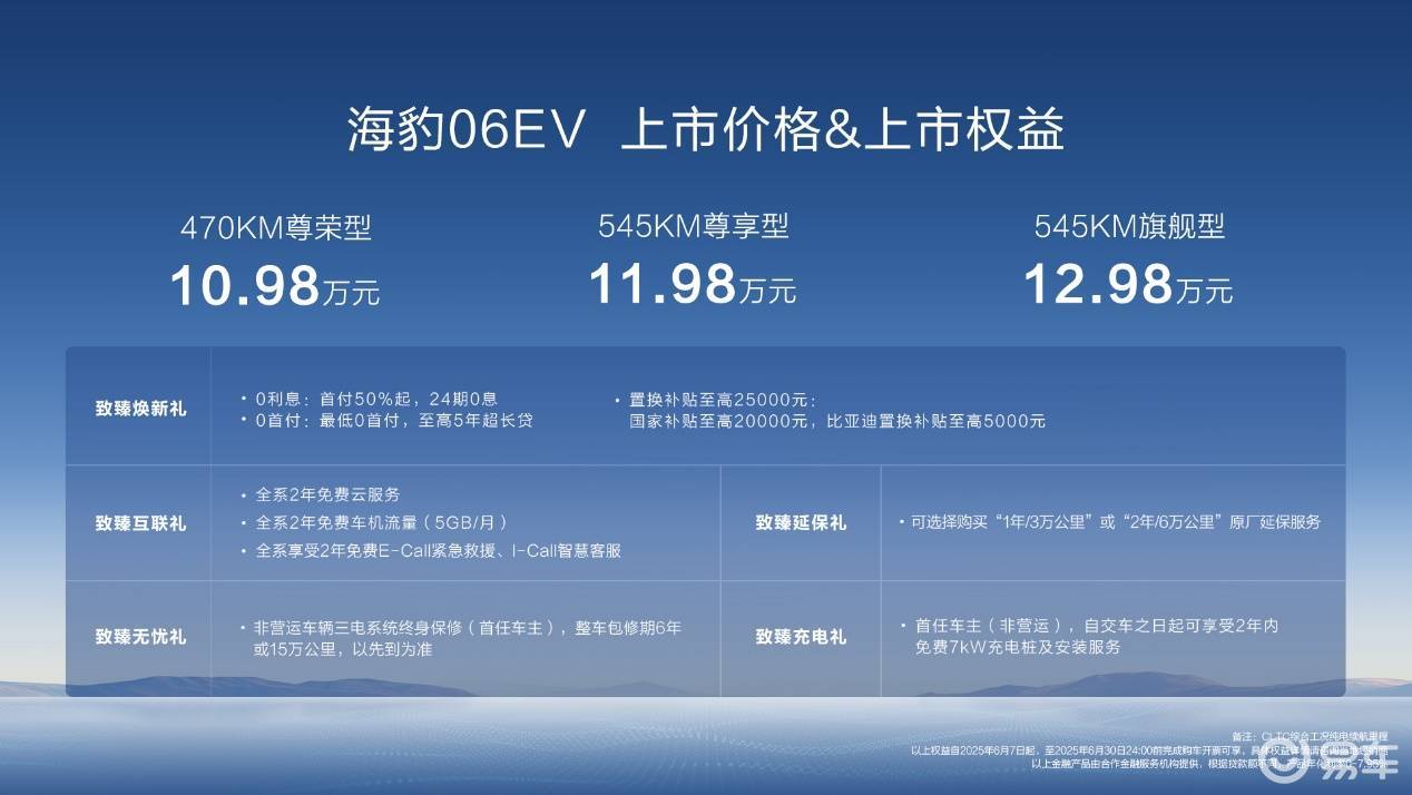 10.98万起售！颜值与性能均衡的比亚迪海豹06EV上市